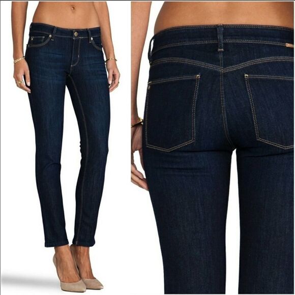 DL1961 Angel Mid-rise Skinny Ankle in Mariner - Picture 2 of 11